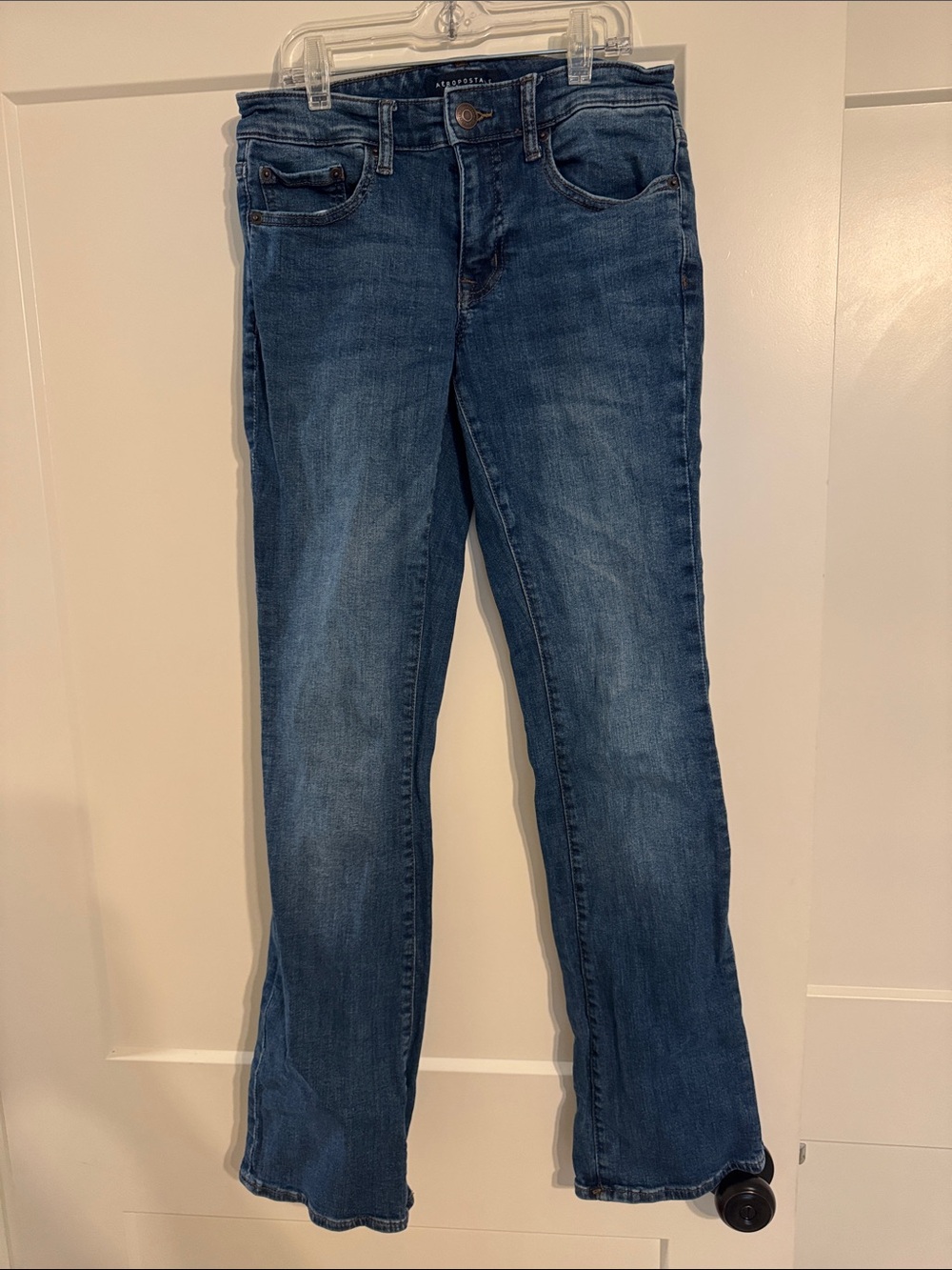 Aeropostale Women's Midwash Blue Flare Jeans